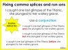 Comma Splicing and Run-ons - KS2 Teaching Resources (slide 7/15)